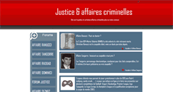 Desktop Screenshot of justice-affairescriminelles.org